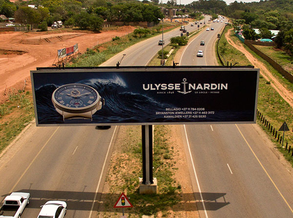 Billboard at Solomon Mahlangu, Lynnwood intersection