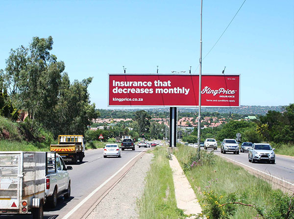 Billboard at Solomon Mahlangu, Solomon Mahlangu Drive